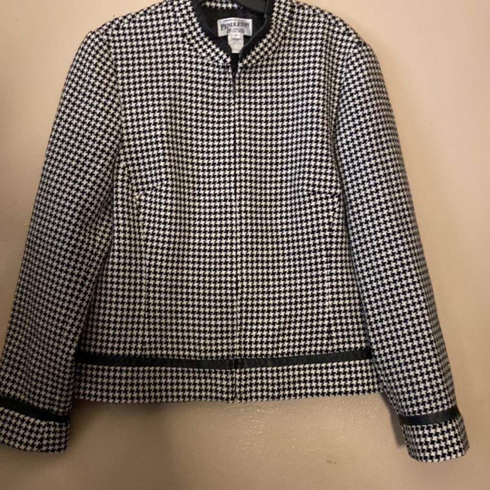 Pendleton Houndstooth Jacket - image 2